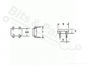 Bruggelijkrichter DB107S 1000V / 1A 